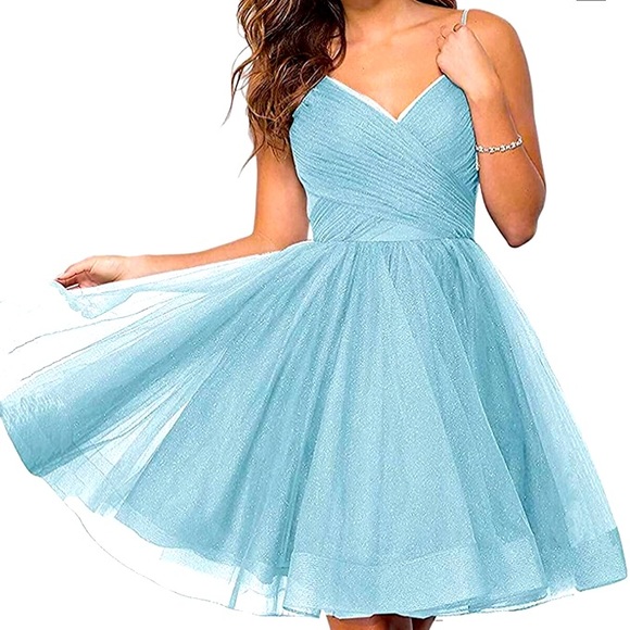 Dresses & Skirts - Light blue prom dress